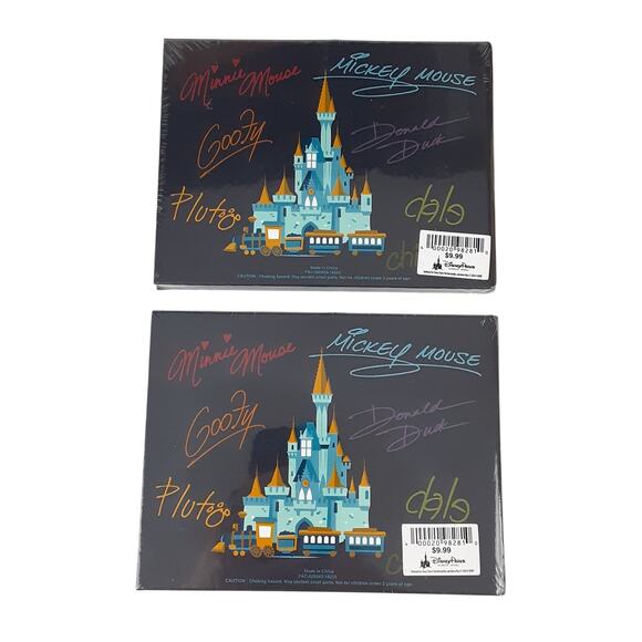 Disney Parks Walt Disney World Character Autograph Book Set 2pc NWT - Picture 2 of 6
